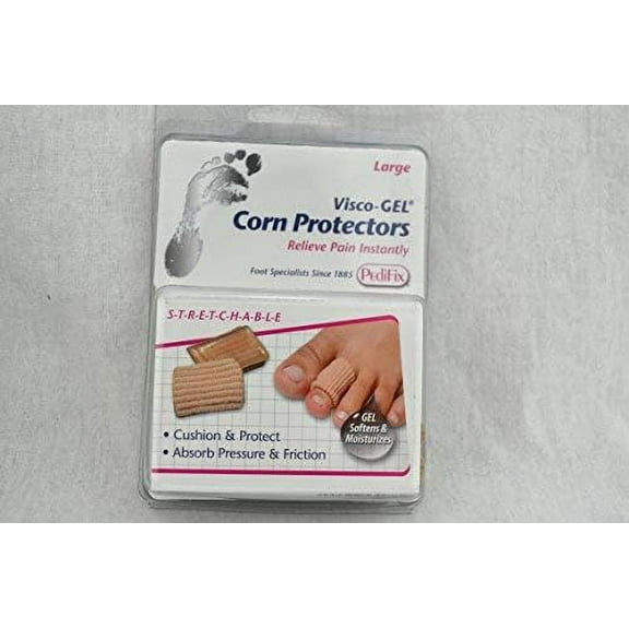 PediFix Visco-Gel Stretchable Corn Protectors Relieves Pain, 2 ct, 2 Pack