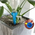 thumbnail image 4 of Botella de goteo, botella de riego por goteo, regadera automática para plantas, riego por goteo, con válvulas reguladoras, para jardín, hogar, interior y exterior, 4 of 5