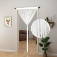 thumbnail image 2 of UniVerse Beaded Curtain Beaded Curtains for Doorways Crystals Suitable for Interior Hanging Decoration and Partitions Closet Curtains (39"x79", White), 2 of 18