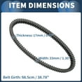 thumbnail image 4 of Correa de transmisión V-Belt No.422280360/422280366 para Can-Am Outlander 1000 DPS 2013-2015 ATV UTV, 4 of 7