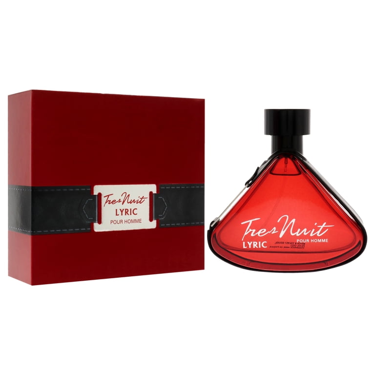Armaf Tres Nuit Lyric Pour Homme 3.4 oz EDP Spray, Floral Aquatic