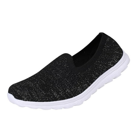 

Fsqjgq Advantage - Women s Fashion Summer Women Shoes Solid Color Casual Mesh Breathable Comfortable Lightweight Shallow Mouth Size 9 Shoes Woman Black 38