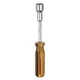 thumbnail image 1 of Controlador de tuercas métrico Uxcell de 13 mm, llave de vaso hexagonal de 6 puntos no magnética con mango antideslizante, 1 of 6