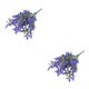 thumbnail image 3 of Naiovety Plantas artificiales de calidad para una escapada de jardín perfecta Flores artificiales Flores Planta artificial falsa púrpura 2Conjunto, 3 of 6