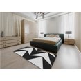 thumbnail image 4 of Ahgly Company Indoor Rectangle Patterned Midnight Gray Area Rugs, 8' x 10', 4 of 6
