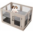 thumbnail image 1 of Unipaws UH5208 Puppy Playpen with Adjustable Floor Grid, 1 of 1