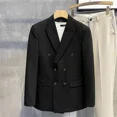 thumbnail image 5 of Abrigos Chaquetas para Hombre Chaquetas Cortas de Vestir Trajes y Blazers Cortos para Hombre Ropa de Negocios Gris de Alta Calidad Ropa de Estilo Coreano, 5 of 5