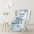 thumbnail image 2 of Bible Verse Blanket with Inspirational Thoughts and Prayers Christian Faith Gifts Soft Warm Religious Throw Blanket Bible Gifts Plush Lightweight Scriptures Blanket 80x60 Inch, 2 of 6