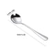 thumbnail image 5 of Yuarrent Cucharas redondas con mango largo de acero inoxidable para café, té, helado, cubiertos, accesorio de cucharadita portátil para comedor Cocina y Comedor TYPE1 Yuarrent HA002350-00, 5 of 6