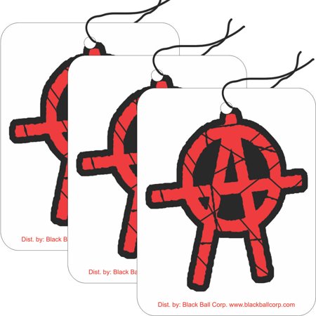 Anarchy Road Rage Air Freshener - Vanilla Scent - 3 Pack