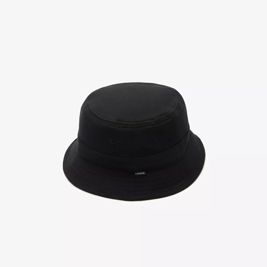 Lacoste Unisex Organic Cotton Bucket Hat Black RK2056 031 Walmart