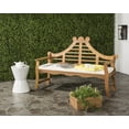 thumbnail image 2 of Safavieh Azusa Indoor/Outdoor Traditional Garden Bench with Cushion, 2 of 7