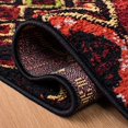 thumbnail image 5 of Safavieh Amsterdam Collection AMS108P Moroccan Boho Non-Shedding Stain Resistant Living Room Bedroom Area Rug, 3' x 5', Black / Multi, 5 of 5