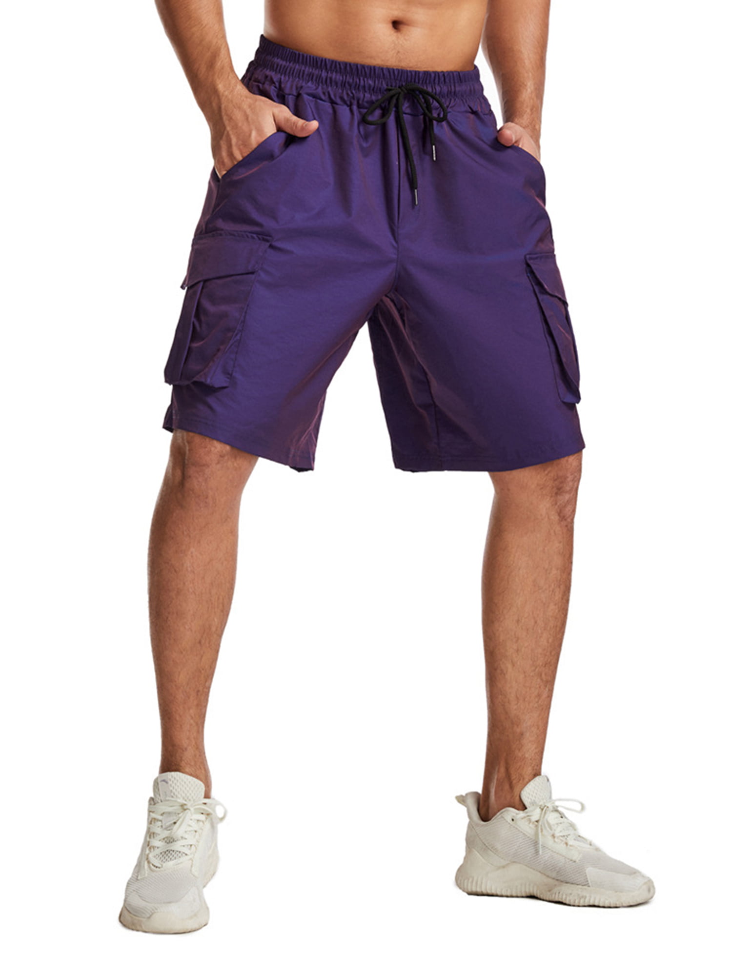 Picasso Sophie Eik wybzd Men Summer Sport Cargo Shorts Quick Dry Workout Athletic Shorts Night  Jogger Short Pants with Pockets Purple XL - Walmart.com