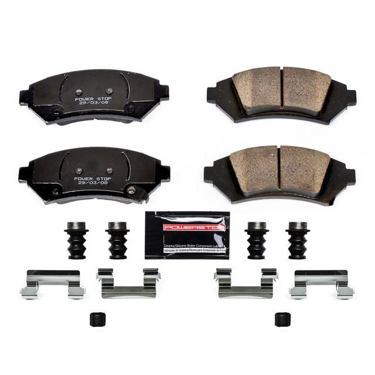 Power Stop Front Z23 Evolution Carbon-Fiber Ceramic Brake Pads Z23-1076 Fits 2005 Chevrolet Impala