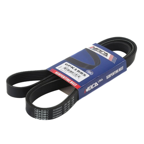 MOCA AUTOPARTS 6PK1885 Serpentine Belt Fit for 2002-2005 Audi A4 3.0L & 1997-2001 Audi A6 2.8L & 2004-2008 Chevrolet Aveo 1.6L & 2003-2007 Toyota Matrix 1.8L