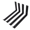 thumbnail image 1 of 4Pcs L Shelf Brackets Strong Metal, Easy Installation, Strong Load Bearing, Wide Application, High Strength, Iron Material, For Family Office Garage, 1 of 7