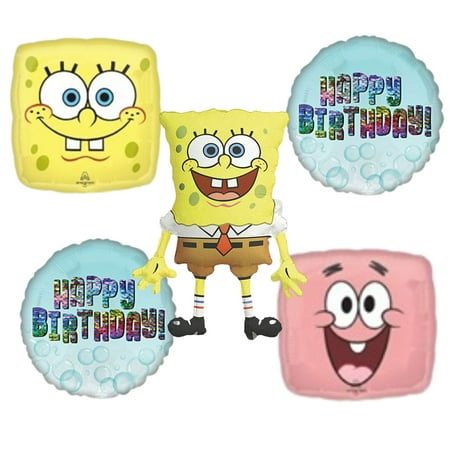 Spongebob and Patrick Birthday balloon bouquet Decoration Pineapple Sea