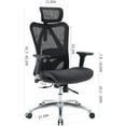 thumbnail image 4 of Sihoo Ergonomic Office Chair Adjustable Head With Adjustable 3D Armrest And Lumbar Support With Breathable Mesh-M57, 4 of 10