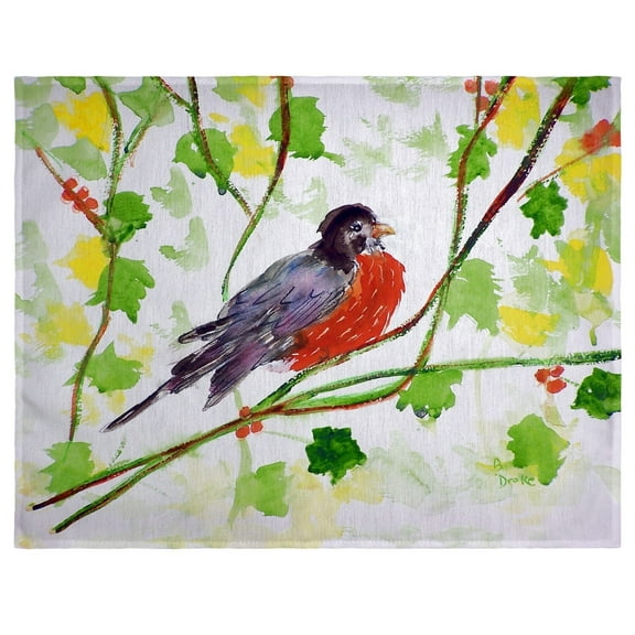 Betsy Drake PM164 14 x 18 in. Robin Place Mat - Set of 4