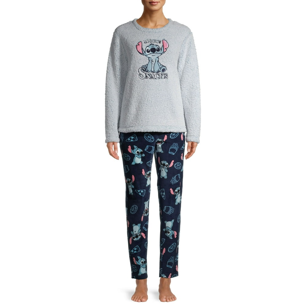 Stitch - Stitch Women's and Women's Plus Pajama Set, 2 Piece - Walmart ...