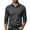 Dark Gray, variant on fnnxeal Mens Polo Shirts, Casual Fall Winter Long Sleeve Knit Collared Pocket Black Polo Shirts for Men Size M