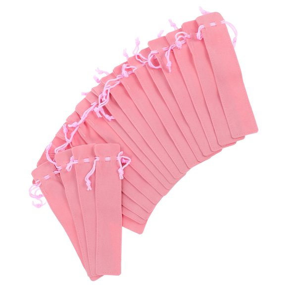 IDEANATEGRATE 20Ud Funda Para Plumas Y Lápices Rosa Con Material Suave Para Uso Diario