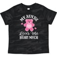 thumbnail image 3 of Inktastic My Auntie Loves Me Girls Bear Girls Toddler T-Shirt, 3 of 5