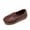 Brown, variant on POIUYTR Infant Boys and Girls Shoes PU Leather Loafers Flats Wedding Dress Shoes Non-Slip Classic School Uniform Walking Shoes