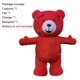 thumbnail image 3 of Lindo disfraz inflable de oso colorido, muñeco de dibujos animados, ropa inflable para adultos, encantadora ropa de cosplay, actividad de Halloween, 3 of 5
