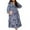C Blue, variant on Women's Black Floral Maxi Dresses Casual Deep V Neck Long Sleeve Evening Dress Cocktail Party Dress for Women, US 12-14(L)