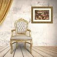thumbnail image 3 of Unknown 32x23 Gold Ornate Wood Framed with Double Matting Museum Art Print Titled - Jazz Cellar, 3 of 4