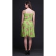thumbnail image 4 of Bimba Floral Printed Women Smocked Waist Top Spaghetti Strap Mini Sun Dress-Medium, 4 of 5