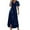Blue, variant on Prom Dress Holiday Party Dresses for Women Womens Boho V-Neck Ruffle Floral Wrap Maxi Dress for Summer Wedding Guest & Elegant Evening Gown New Season