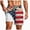 W659-Pink, variant on Funny Patriotic Men Swim Trunks, 3D Pattern Fake Briefs Mens Swim Shorts, Quick Dry Beach Shorts, Funny Gifts for Mens(W659-Gold)