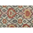 thumbnail image 6 of Feizy Beall Traditional Oriental, Orange/Gray, 3'6" x 5'6" Accent Rug Easy Care Fade Resistant Stain Resistant Bohemian & Eclectic Ikat Floor Rug for Living room Bedroom, 6 of 7
