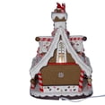 thumbnail image 3 of Kurt Adler Lighted Christmas Clay Gingerbread House Decoration, 12", 3 of 4