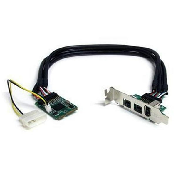 Adaptateur de Carte Firewire Mini PCIE 3 Ports