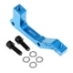thumbnail image 1 of Adaptador de montaje de freno de disco de bicicleta para pinza delantera/trasera PM a IS Azul trasero, 1 of 9
