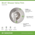 thumbnail image 4 of Symmons S5990TRM Birch Traditional Valve Trim Only - Chrome, 4 of 5