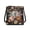 Dragonfly Floral Pattern, variant on Tutolipy Water-Resistant PU Leather Crossbody Shoulder Purse for Travel Work, PU Material Waterproof Satchel Bag, Gothic Red Heart Rose