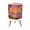 Color 4, variant on Small Trash Can with Lid Vibrant Tropical Sunset Beach Palm Trees Colorful Sky 1.8 Gallon Dog Proof Trash Can Round Garbage Can Waste Bin Wastebasket for Bathroom Bedroom