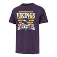 thumbnail image 2 of Men's '47 Purple Minnesota Vikings Stripe Splash Franklin T-Shirt, 2 of 3