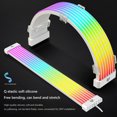 thumbnail image 3 of DQrwqpou AOSOR Tira Luces Neón LED Flexible 5V ARGB Aura Sync para Chasis PC, 3 of 9