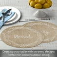 thumbnail image 6 of CounterArt "Blessed" 4-Pack Round Reversible Tabletop Placemats, 6 of 8