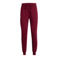 thumbnail image 2 of Forro polar Joggers Under Armour Rival para mujer, color cardenal/blanco, talla XL, 2 of 5
