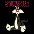 thumbnail image 2 of Men's Looney Tunes Sylvester Sitting  Graphic T-Shirt, 2 of 5