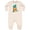Natural Heather, variant on Inktastic First Birthday Boy Lion 1 Year Old Baby Fleece Romper