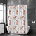 thumbnail image 2 of Coolnut Bath Shower Curtain Liners Cute Dogs and Bones Paws 72x72in Polyester Waterproof with 12 Curtain Hooks, 2 of 6