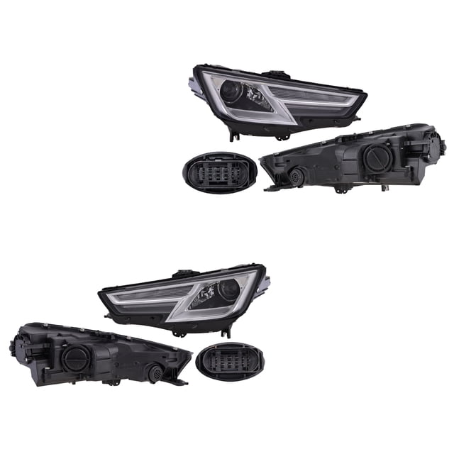Par de FAROS A4 2017 al 2018 AUDI DEPO .